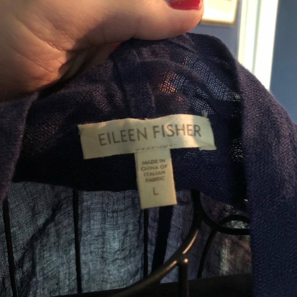 Navy linen